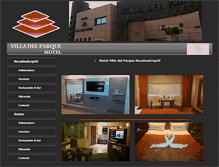 Tablet Screenshot of hotelvilladelparque.com